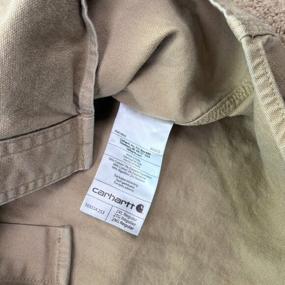 Carhartt Shirts Mens XXL Rugged Flex Relaxed Fit Midweight Canvas Work Lot of 2 - Picture 9 of 13